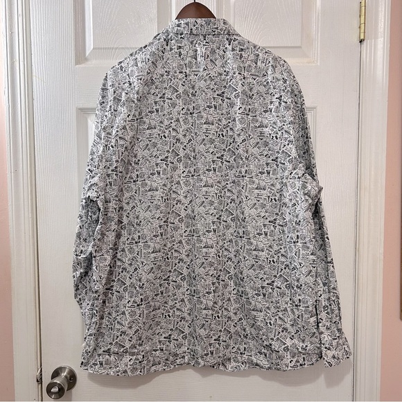 Disney Parks Official Authentic Original Button Down Shirt All Over Print Sz XXL - Picture 2 of 6